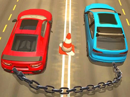 מרוץ מכוניות כפול 3D: שליטת שרשרת
